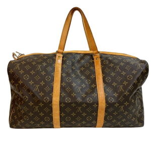 Louis Vuitton Sac Souple Monogram Boston Bag Brown